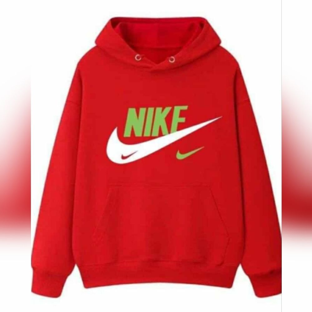 Brand New Lite Nike Red Hoodie With Green And White Accents 004Xl Brand New Lite Nike Red Hoodie With Green And White Accents 004Xl